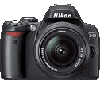 Nikon D40,
cena na Allegro: -- brak danych --, aukcji: -- brak danych -- 
sensor: 6.3 million, Zoom cyfrowy: brak
